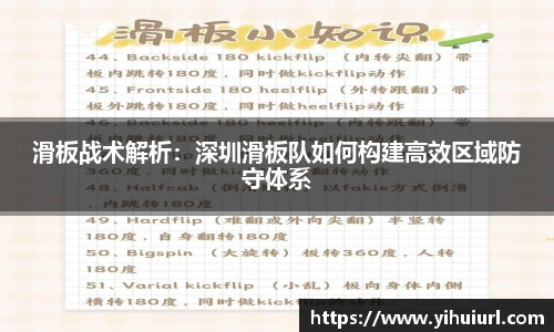 滑板战术解析：深圳滑板队如何构建高效区域防守体系